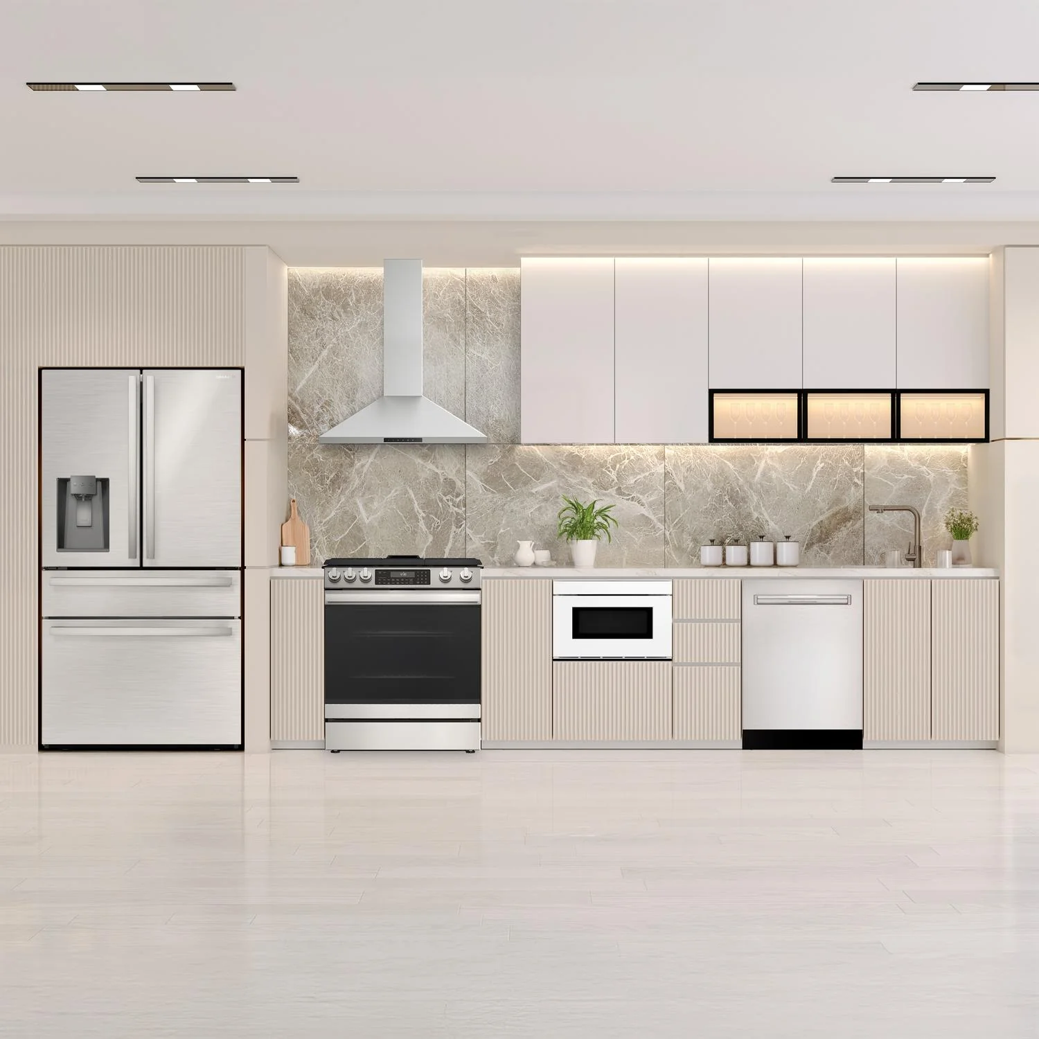 SMD2479MW Sharp 24 in. 1.2 cu. ft. Deco Series Built-In Smart Microwave Drawer™ Oven with Easy Wave Open in White - Image 16