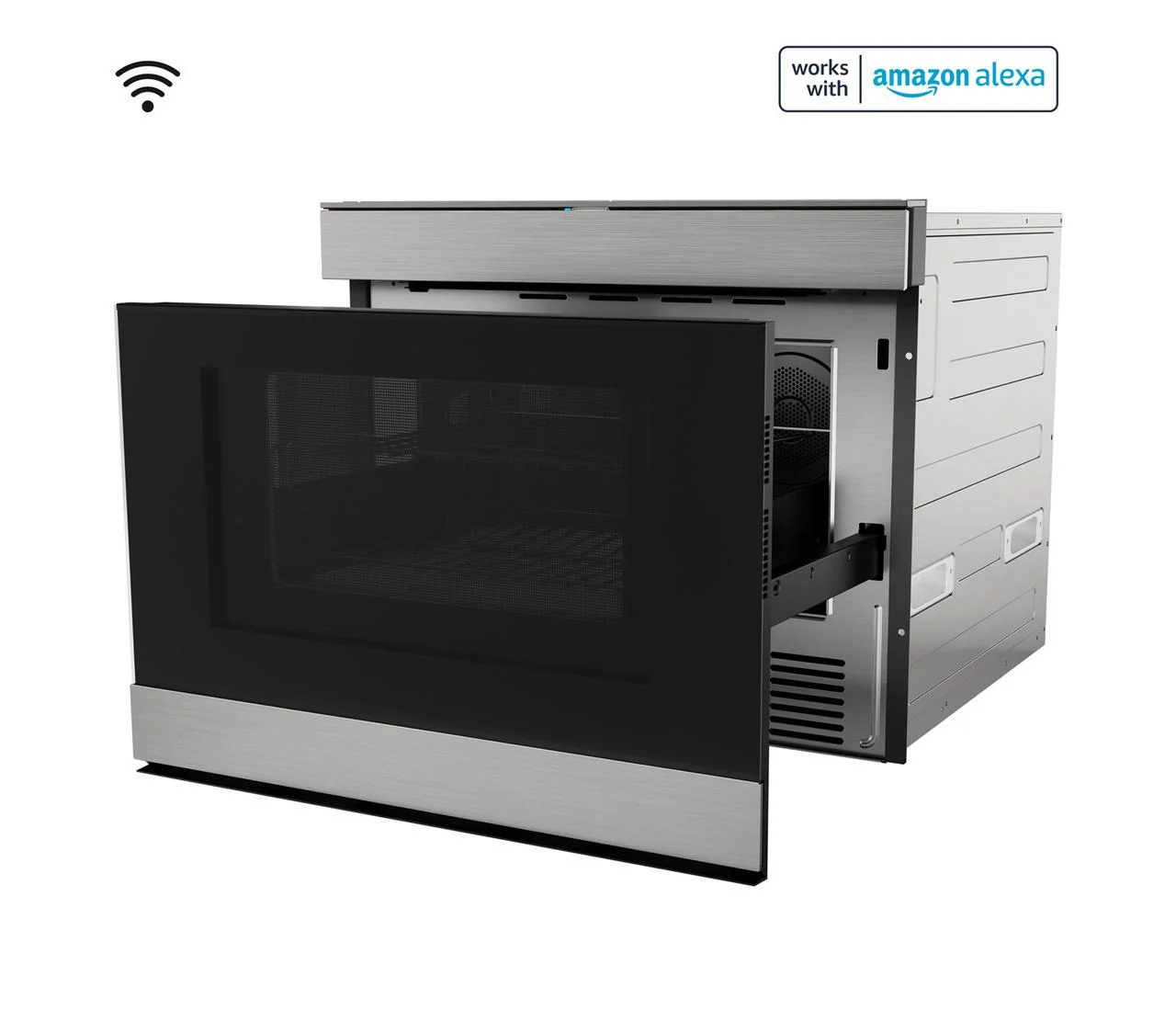 Sharp SMD2499FS 24 in. Built-In Smart Convection Microwave Drawer Oven - Image 3