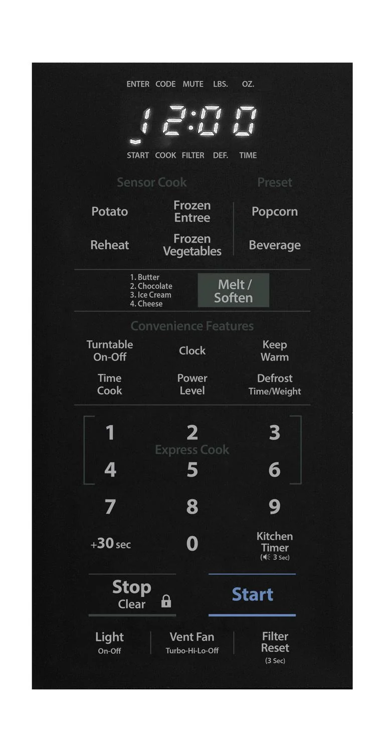 Sharp SMO1854DS 1.8 cu. ft. Stainless Steel 1100W Over-the-Range Microwave Oven - Image 5