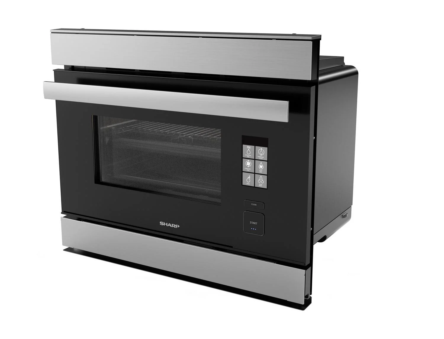 SSC2489DS Sharp SuperSteam+ Smart Superheated Steam and Convection Built-In Wall Oven - Image 3