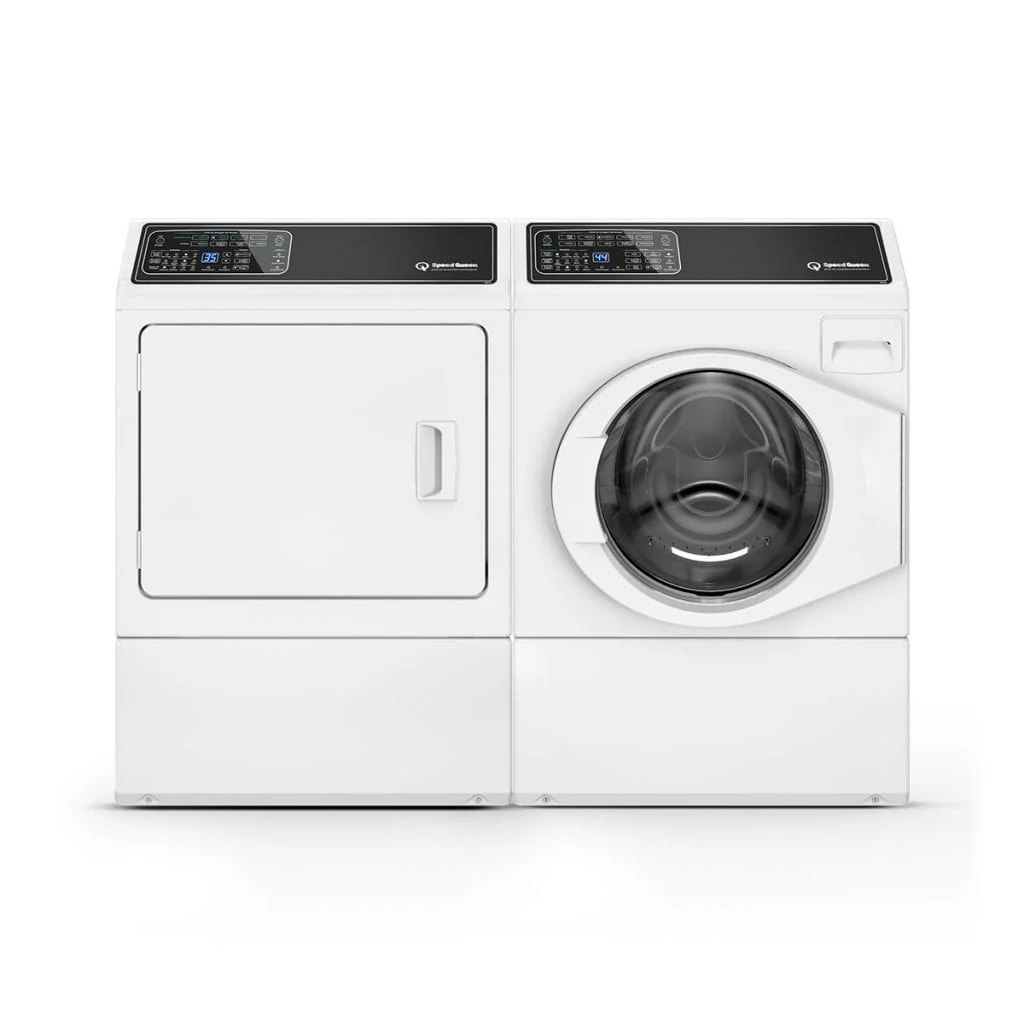 Speed Queen FF7010WN FF7 White Right-Hinged Front Load Washer with Pet Plus  Sanitize  Fast Cycle Times  Dynamic Balancing  5-Year Warranty - Image 5