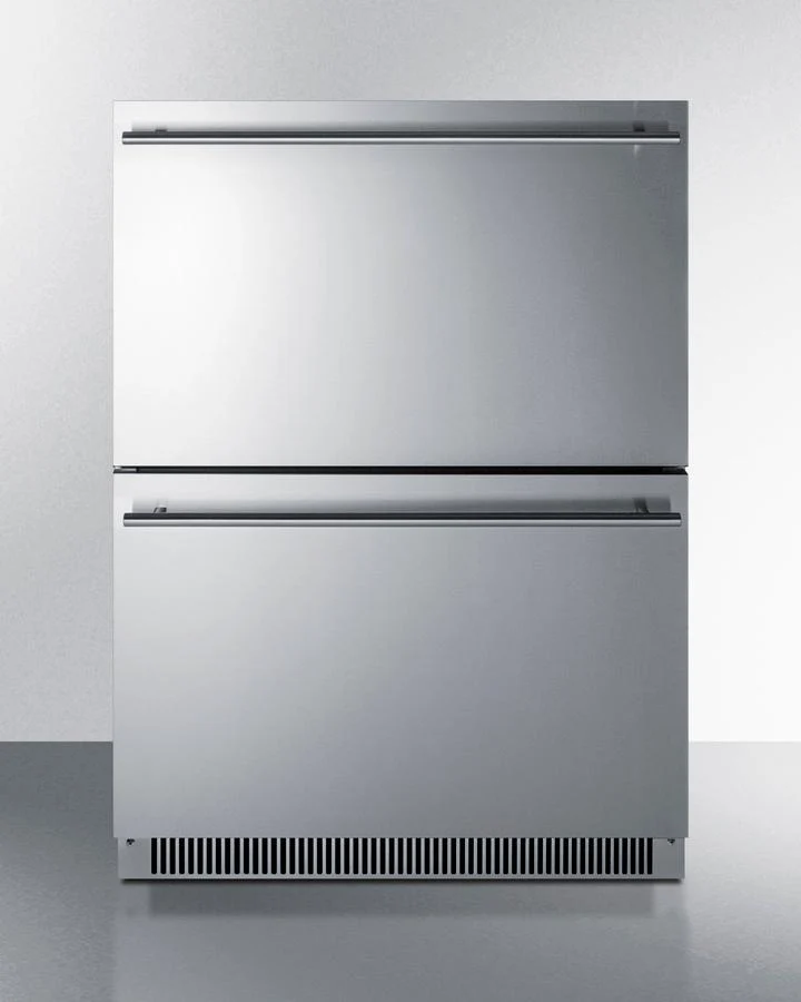 Summit ADFD2D24 24" Wide 2-drawer All-freezer, ADA Compliant