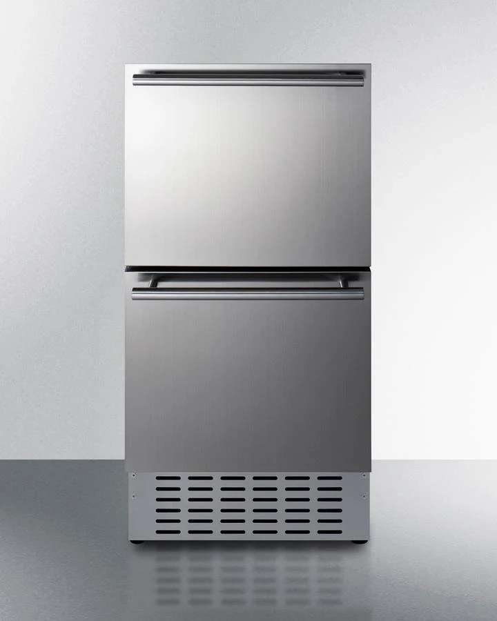 Summit ADRD18H34 18" Wide 2-drawer All-refrigerator