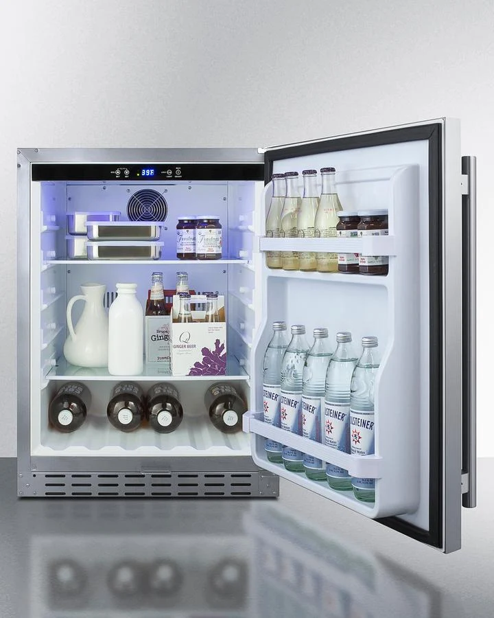 Summit AL55OSCSS 24" Built-in Outdoor Refrigerator, ADA Compliant - Image 5