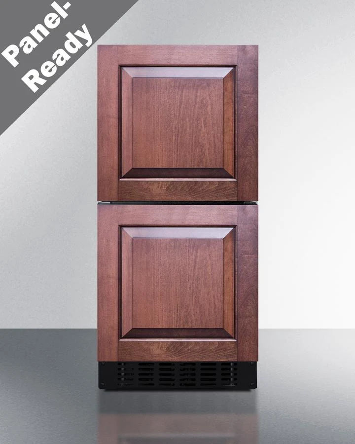 Summit ASDR1524PNR 15" Wide 2-drawer All-refrigerator, ADA Compliant (panels Not Included)