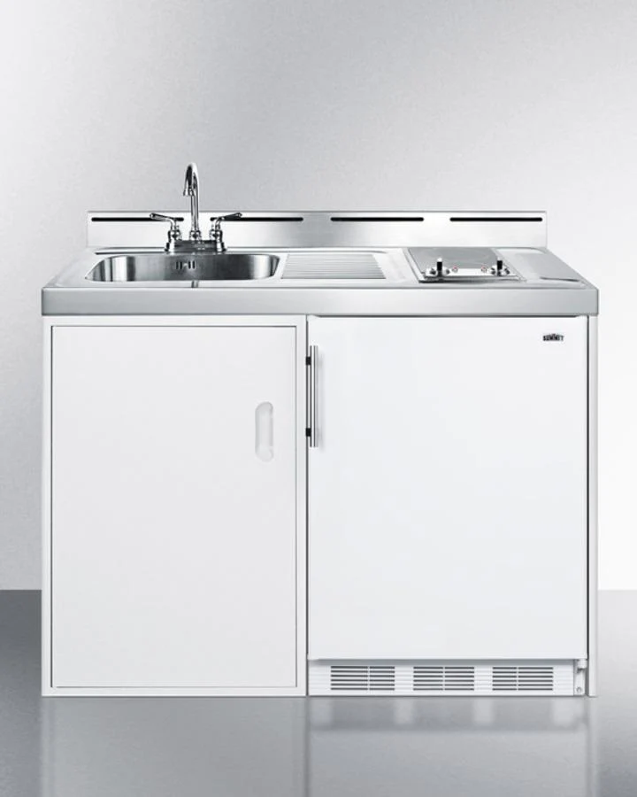 Summit C48ELGLASS 48" Wide All-in-one Kitchenette