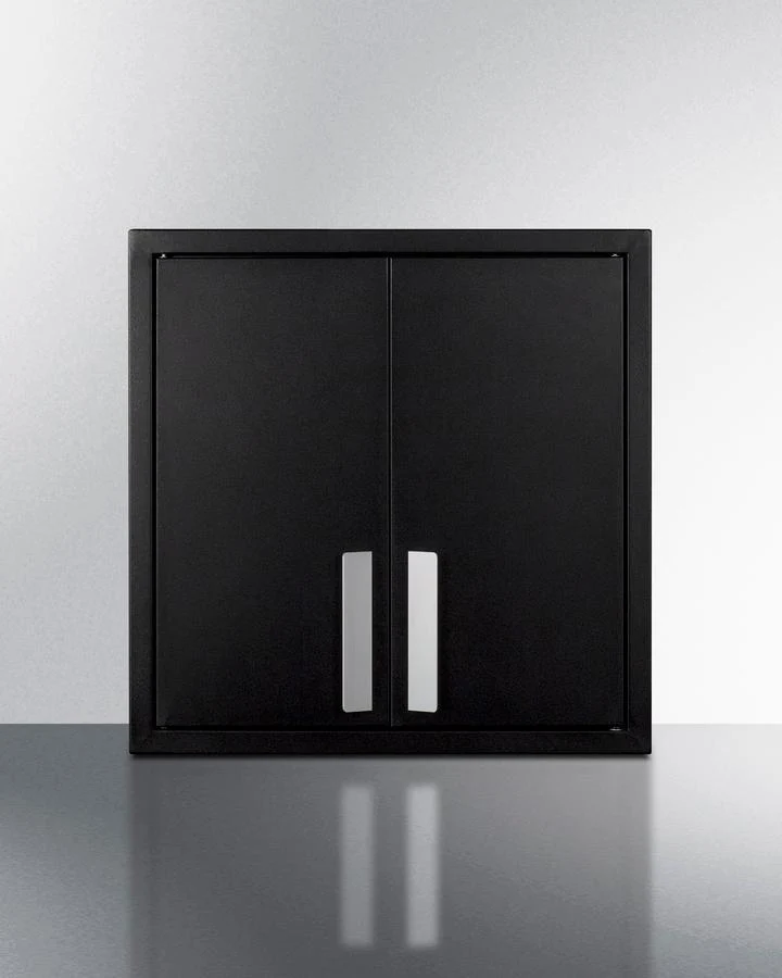 Summit CAB18TALLBLK 18" Wide Wall Cabinet