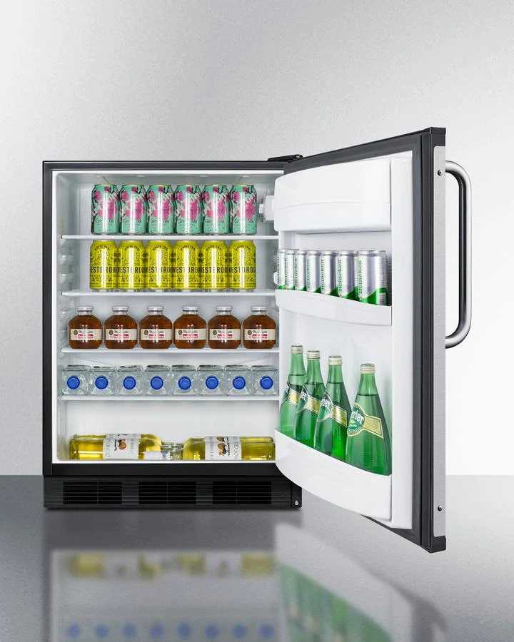 Summit FF6BK7BZADA 24" Wide All-refrigerator, ADA Height - Image 5