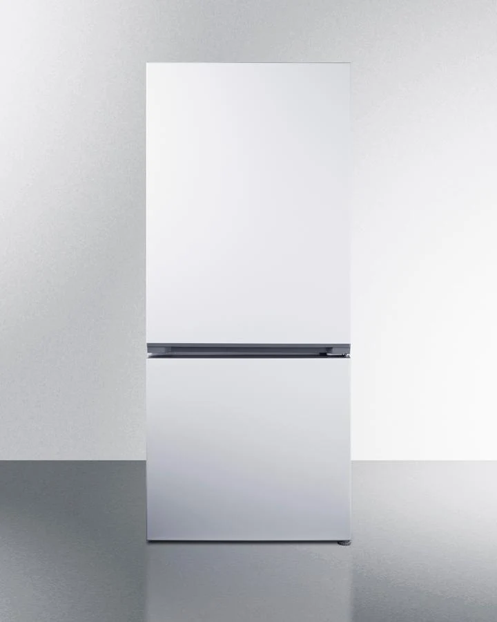Summit FFBF172W 30" Wide Bottom-mount Refrigerator-freezer, Counter Depth