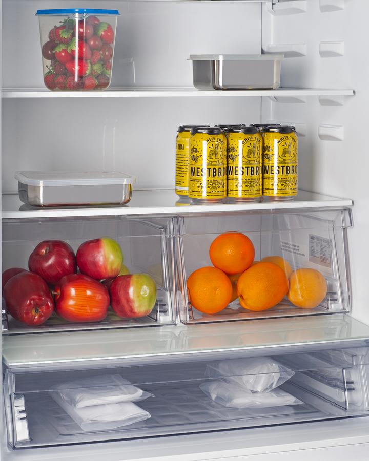 Summit FFBF172W 30" Wide Bottom-mount Refrigerator-freezer, Counter Depth - Image 3