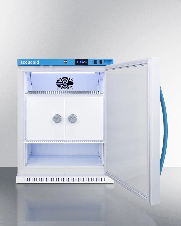 Summit MLRS62BIADAMCLK 6 CU.FT. Momcube(r) Breast Milk Refrigerator, ADA Height - Image 2