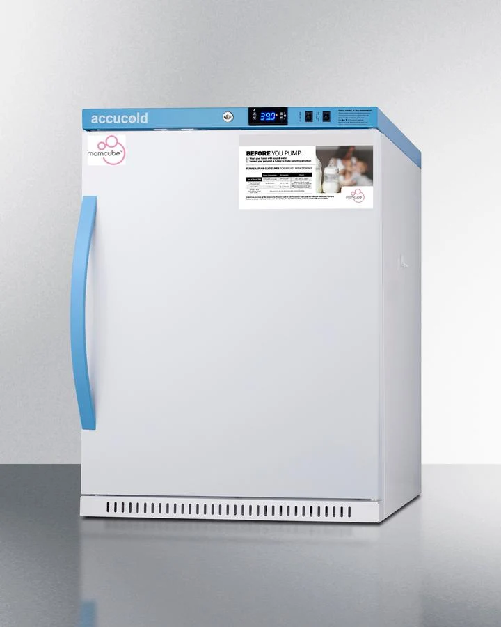 Summit MLRS62BIADAMCLK 6 CU.FT. Momcube(r) Breast Milk Refrigerator, ADA Height - Image 3
