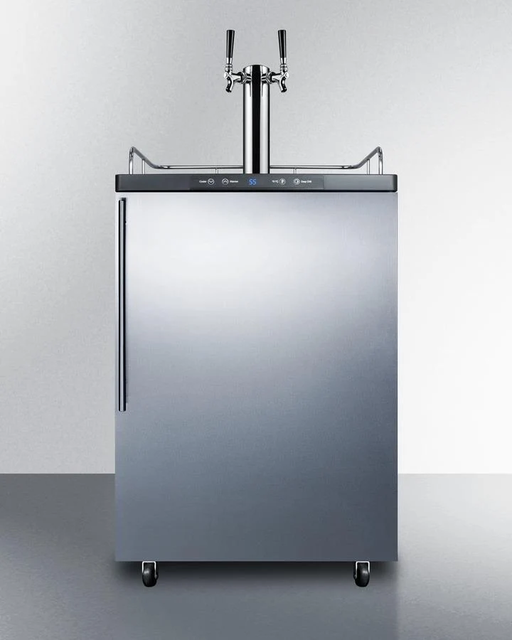 Summit SBC635MBISSHVTWIN 24" Wide Built-in Kegerator