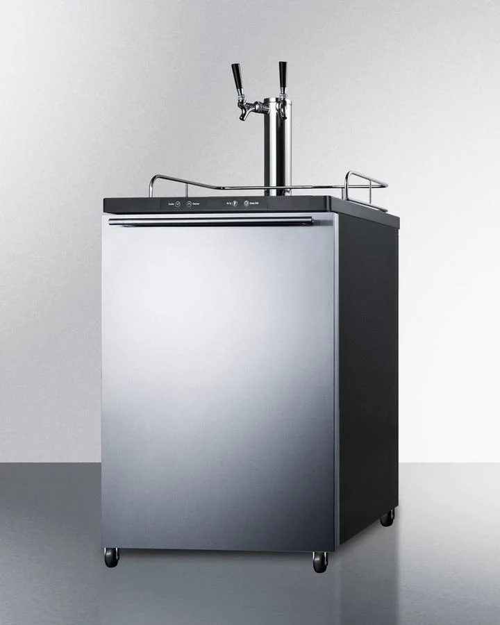Summit SBC635MSSHHTWIN 24" Wide Kegerator - Image 2