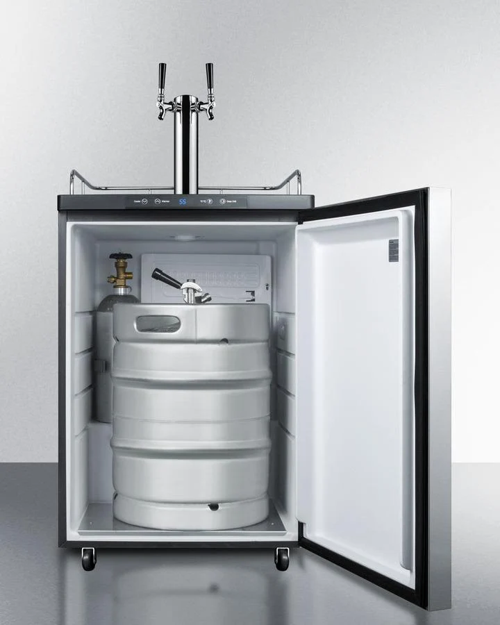 Summit SBC635MSSHHTWIN 24" Wide Kegerator - Image 4
