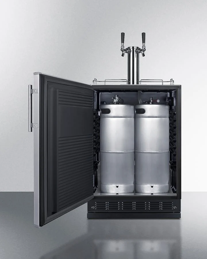 Summit SBC7BRSLHD 24" Wide Beer Kegerator - Image 2