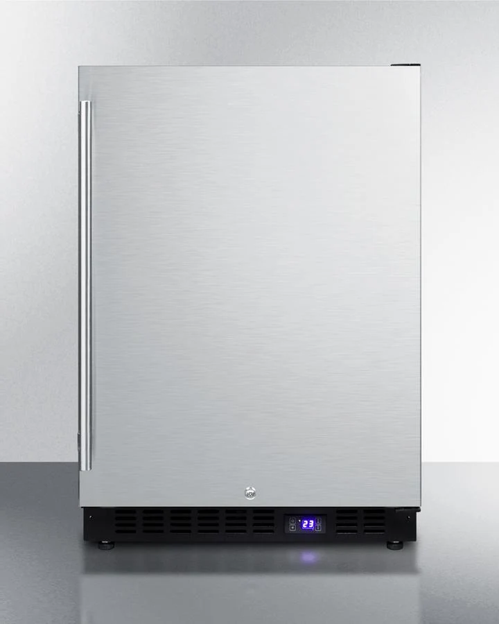 Summit SCFF53BSSIM 24" Wide Built-in All-freezer With Icemaker