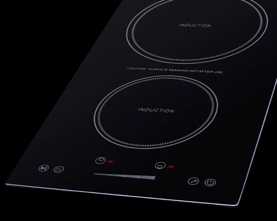 Summit SINCH115V2B 12" Wide 115v 2-zone Induction Cooktop With Safety Shutoff - Image 3