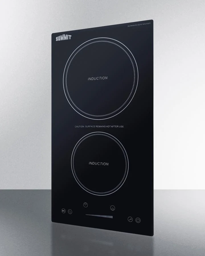 Summit SINCH115V2B 12" Wide 115v 2-zone Induction Cooktop With Safety Shutoff - Image 8