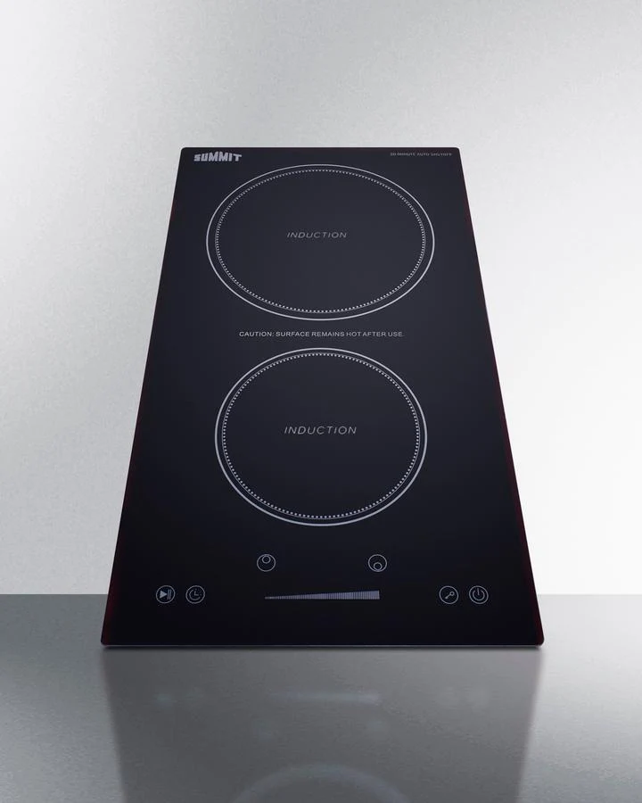 Summit SINCH115V2B 12" Wide 115v 2-zone Induction Cooktop With Safety Shutoff - Image 9