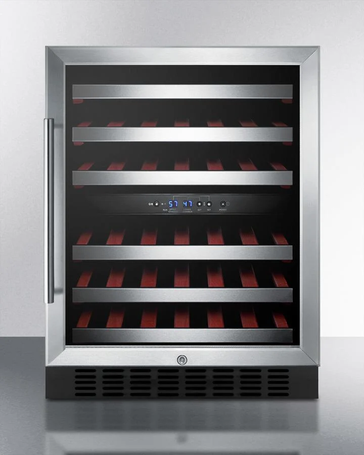 Summit SWC530BLBISTCSS 24" Wide Built-in Wine Cellar