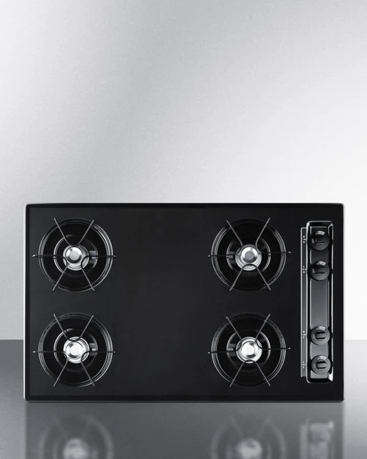 Summit TNL05P 30" Wide 4-burner Gas Cooktop