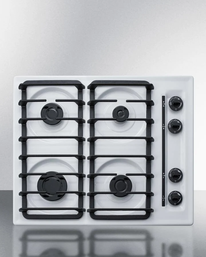 Summit WTL033S 24" Wide 4-burner Gas Cooktop