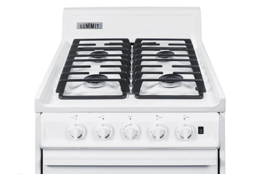 Summit WTM1107ISW 20" Wide Gas Range, Sealed Burners - Image 2