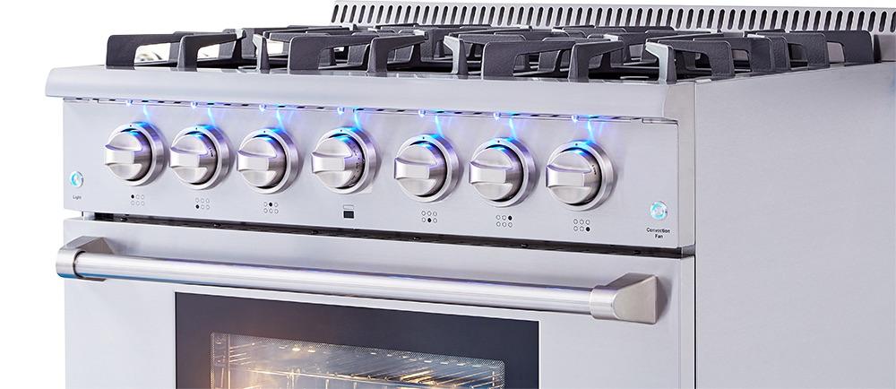 HRG3618U Thor Kitchen 36-inch Professional Gas Range - Image 2