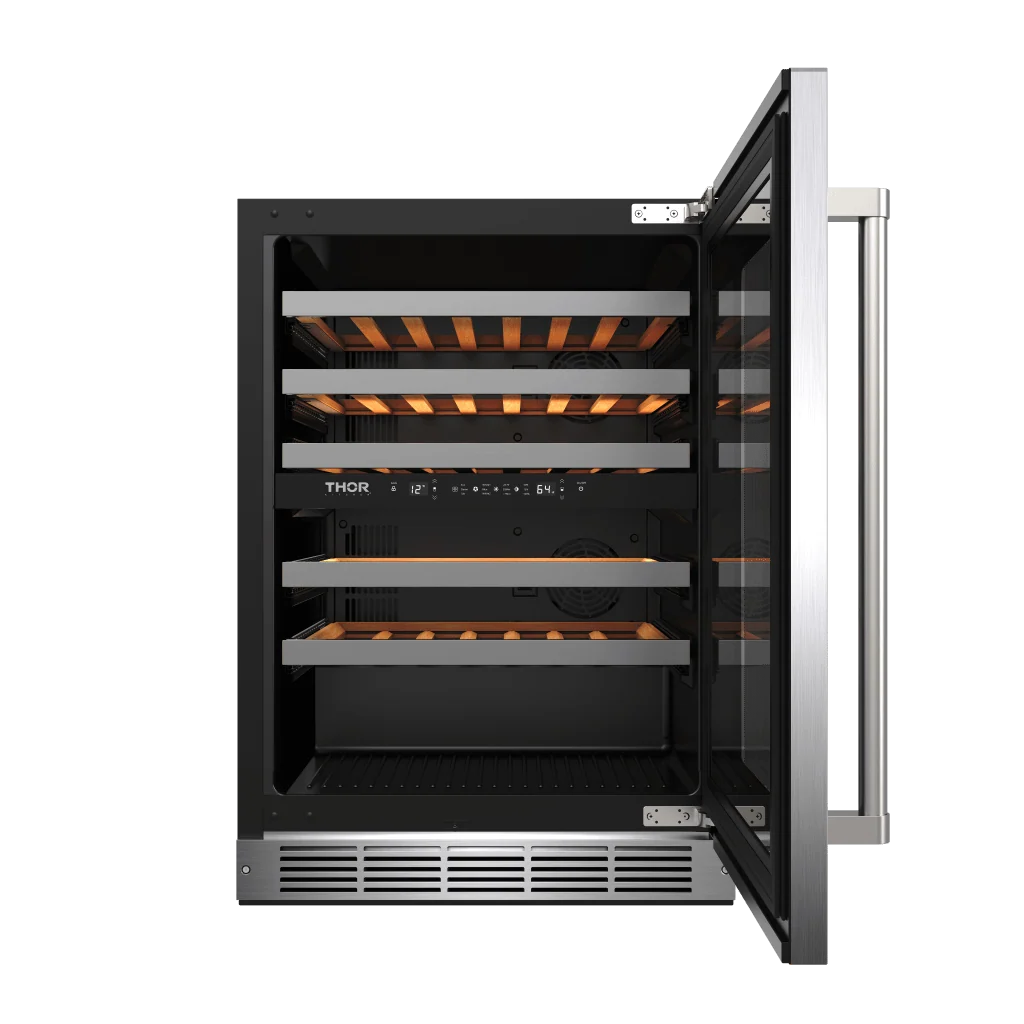 TWC24UD Thor Kitchen 24-inch Undercounter Dual Zone Wine Cooler - Image 4