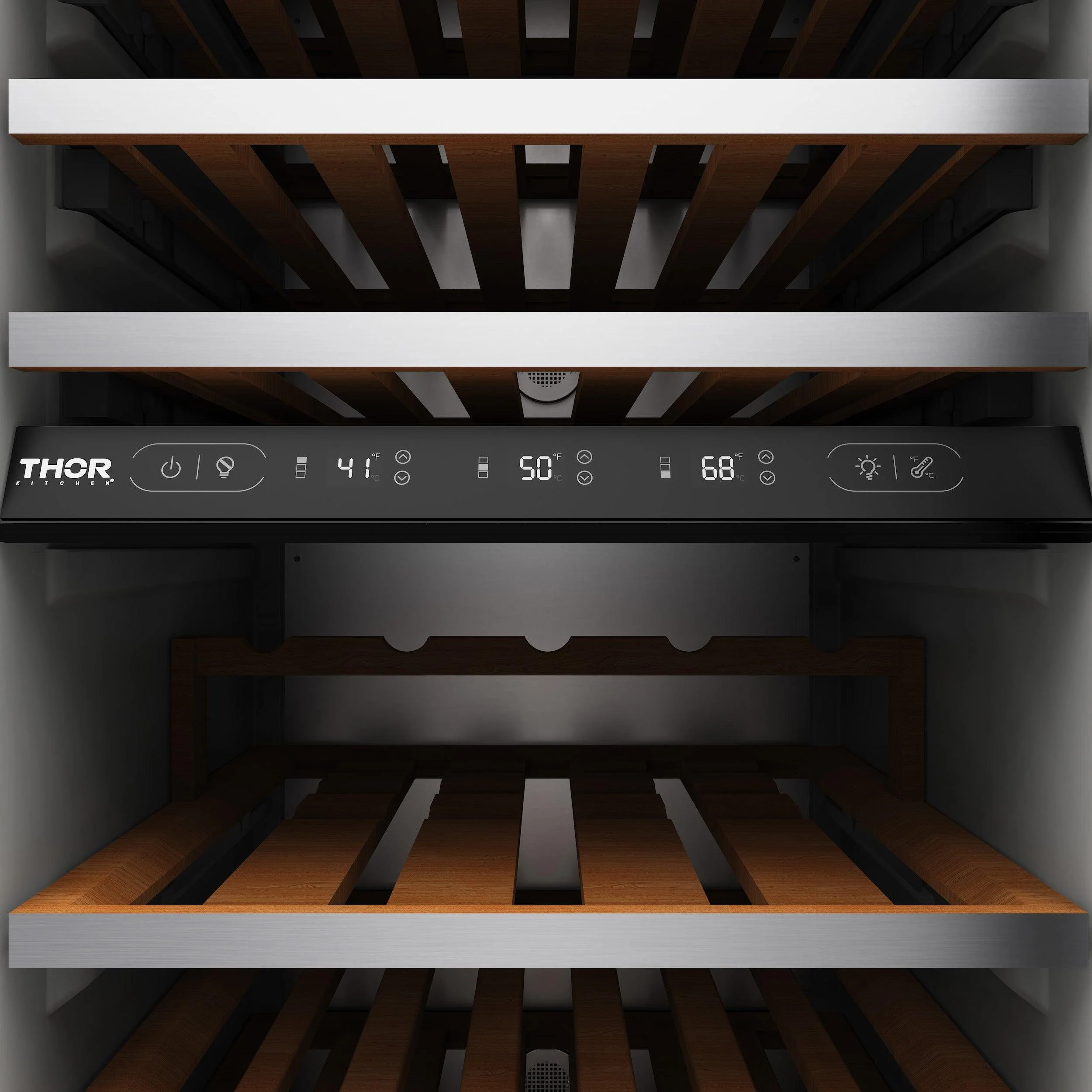XRF24CWCSS Thor Kitchen 24-inch Built-in Column Wine Cooler, Panel Ready - Xrf24cwc-ss