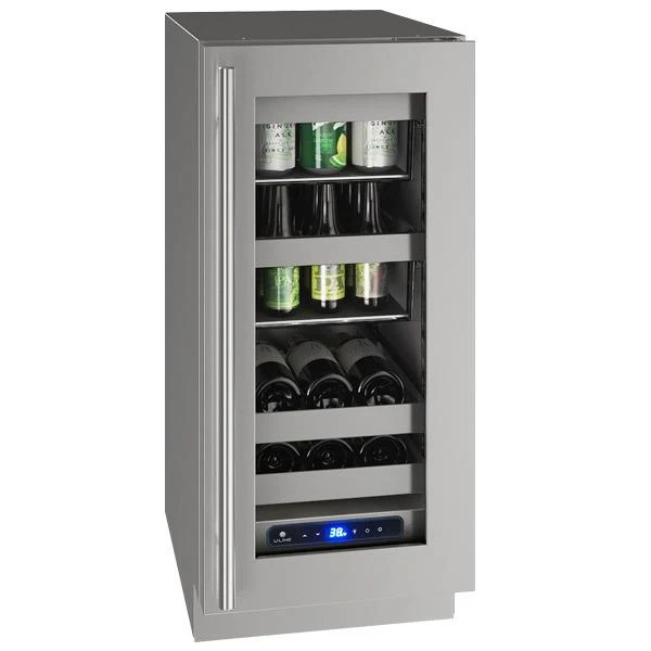 U-Line UHBV515SG01A Hbv515 15" Beverage Center With Stainless Frame Finish and Field Reversible Door Swing (115 V/60 Hz) - Image 2