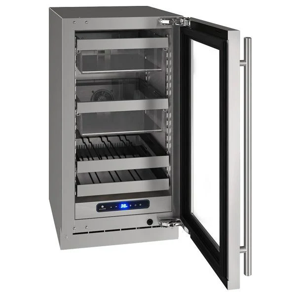 U-Line UHBV518SG01A Hbv518 18" Beverage Center With Stainless Frame Finish and Field Reversible Door Swing (115 V/60 Hz) - Image 3