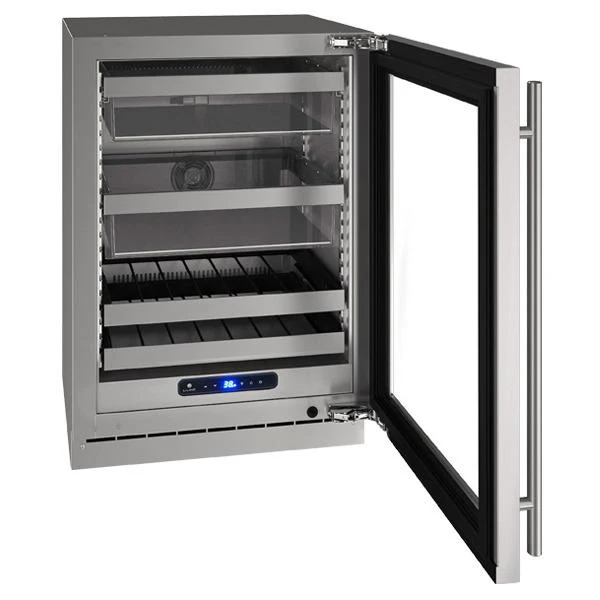 U-Line UHBV524SG01A Hbv524 24" Beverage Center With Stainless Frame Finish and Field Reversible Door Swing (115 V/60 Hz) - Image 3