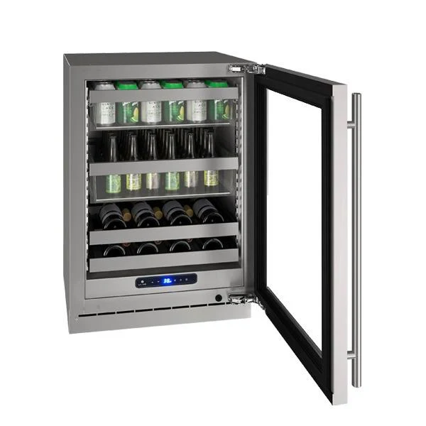 U-Line UHBV524SG01A Hbv524 24" Beverage Center With Stainless Frame Finish and Field Reversible Door Swing (115 V/60 Hz) - Image 4