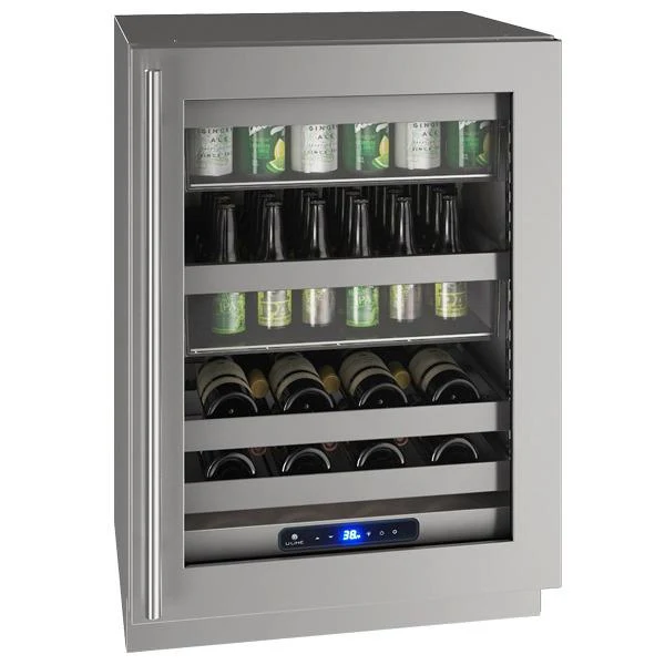U-Line UHBV524SG41A Hbv524 24" Beverage Center With Stainless Frame Finish and Right-hand Hinge Door Swing and Lock (115 V/60 Hz) - Image 2