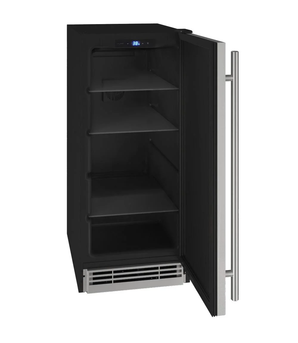 U-Line UHRE115SS01A Hre115 15" Refrigerator With Stainless Solid Finish (115 V/60 Hz) - Image 3
