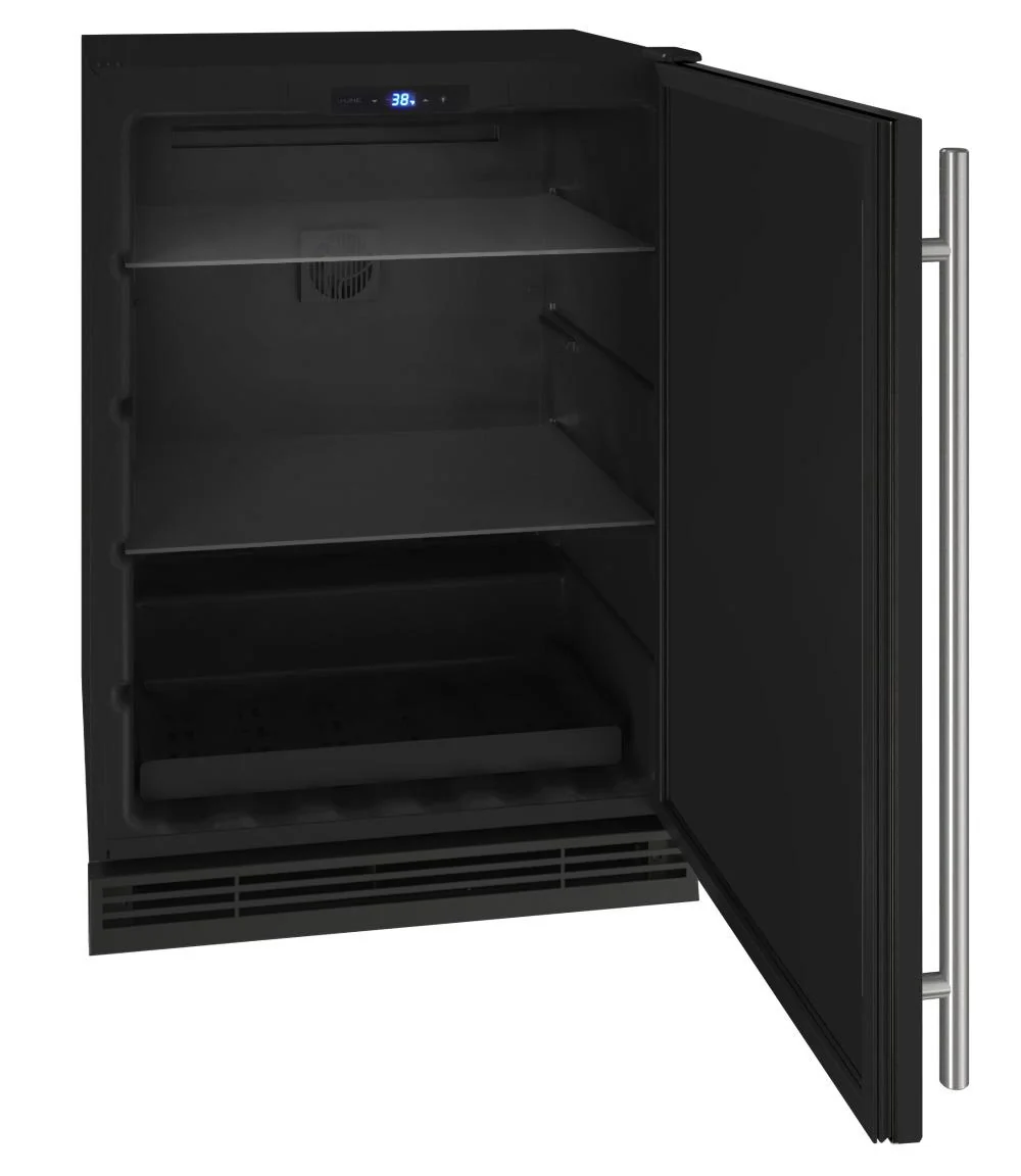 U-Line UHRE124BS01A Hre124 24" Refrigerator With Black Solid Finish (115 V/60 Hz) - Image 2