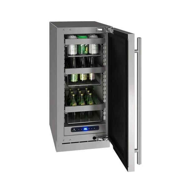U-Line UHRE515SS01A Hre515 15" Refrigerator With Stainless Solid Finish (115 V/60 Hz) - Image 4
