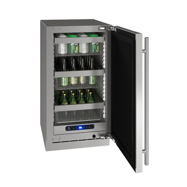 U-Line UHRE518SS01A Hre518 18" Refrigerator With Stainless Solid Finish (115 V/60 Hz) - Image 4