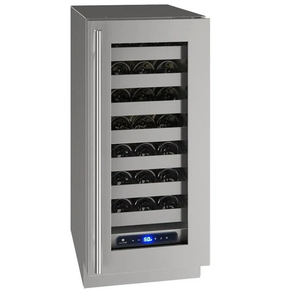 U-Line UHWC515SG41A Hwc515 15" Wine Refrigerator With Stainless Frame Finish and Right-hand Hinge Door Swing and Lock (115 V/60 Hz) - Image 2