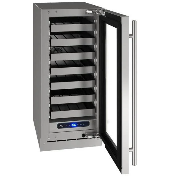 U-Line UHWC515SG51A Hwc515 15" Wine Refrigerator With Stainless Frame Finish and Left-hand Hinge Door Swing and Lock (115 V/60 Hz) - Image 3