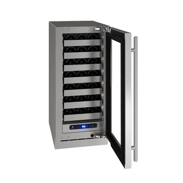 U-Line UHWC515SG51A Hwc515 15" Wine Refrigerator With Stainless Frame Finish and Left-hand Hinge Door Swing and Lock (115 V/60 Hz) - Image 4