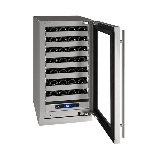U-Line UHWC518SG51A Hwc518 18" Wine Refrigerator With Stainless Frame Finish and Left-hand Hinge Door Swing and Lock (115 V/60 Hz) - Image 3