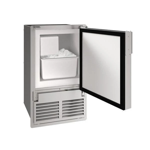 U-Line UMCR014SC01A Mcr014 14" Crescent Ice Maker With Stainless Solid Finish and Flush To Cabinet (115 V/60 Hz) - Image 3