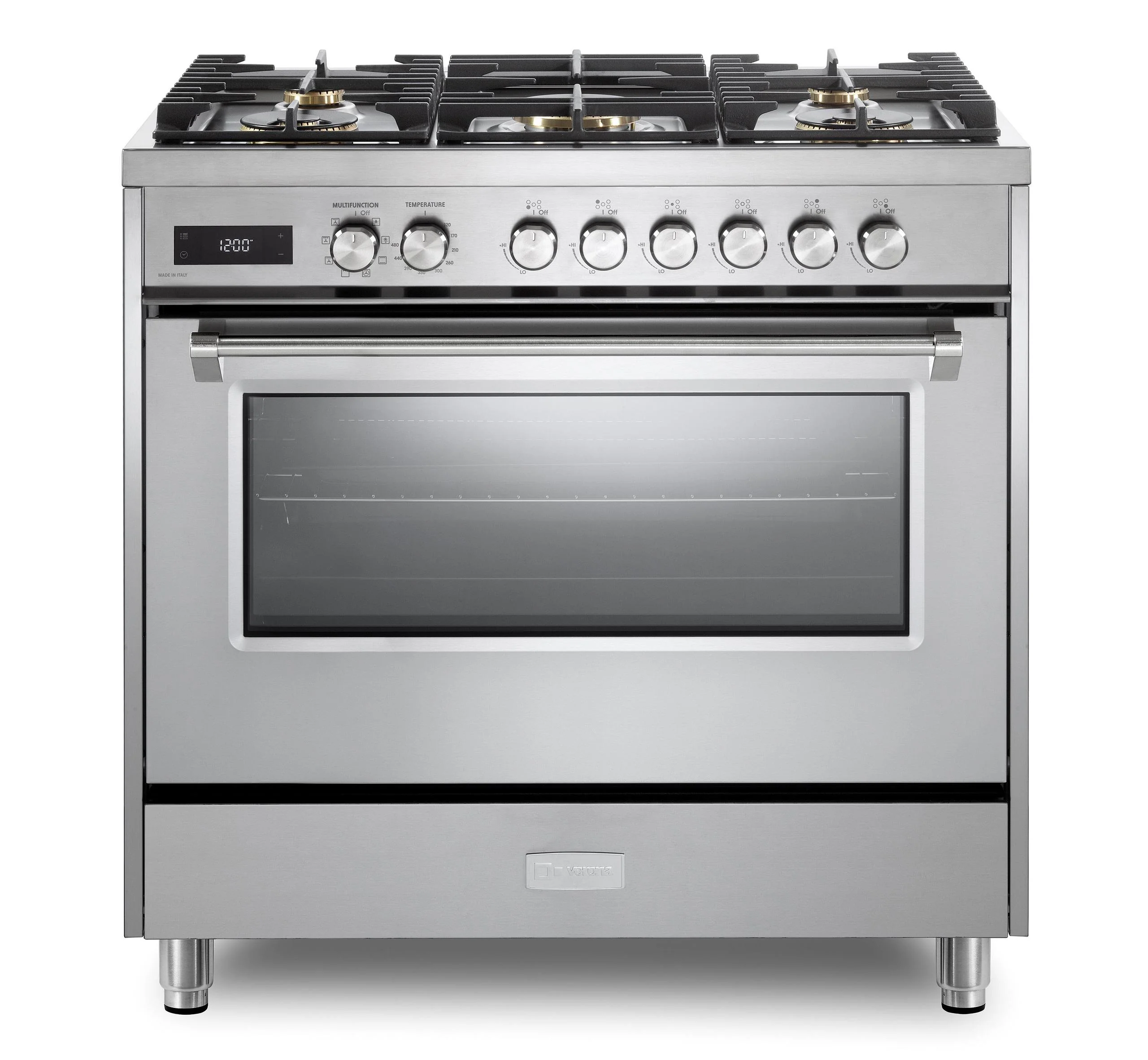 VUFSGE365SS Verona Ultima 36" Dual Fuel Range - Stainless Steel