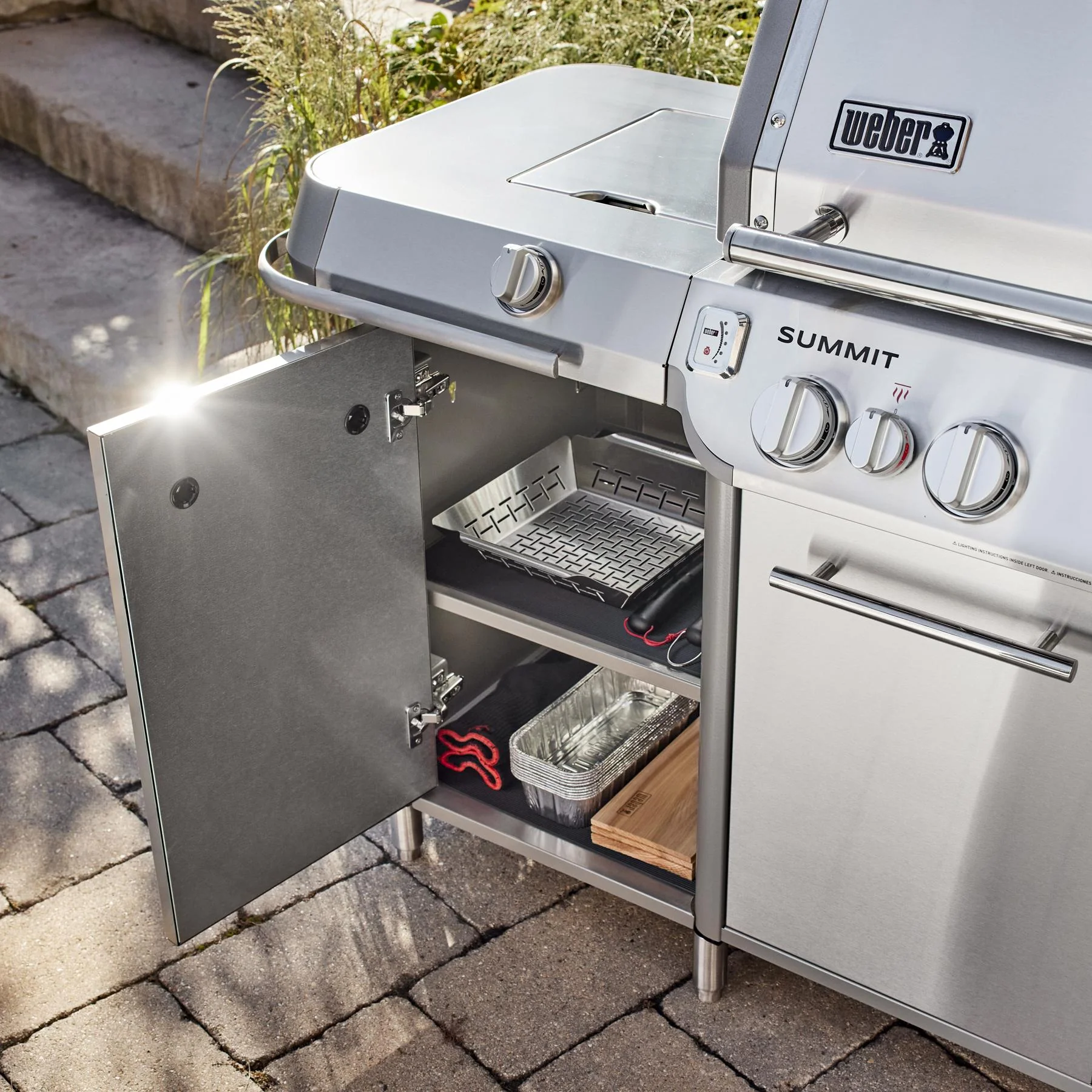 Weber 1500091 Summit® GC38 S Grill Center (Liquid Propane) - Stainless Steel - Image 3