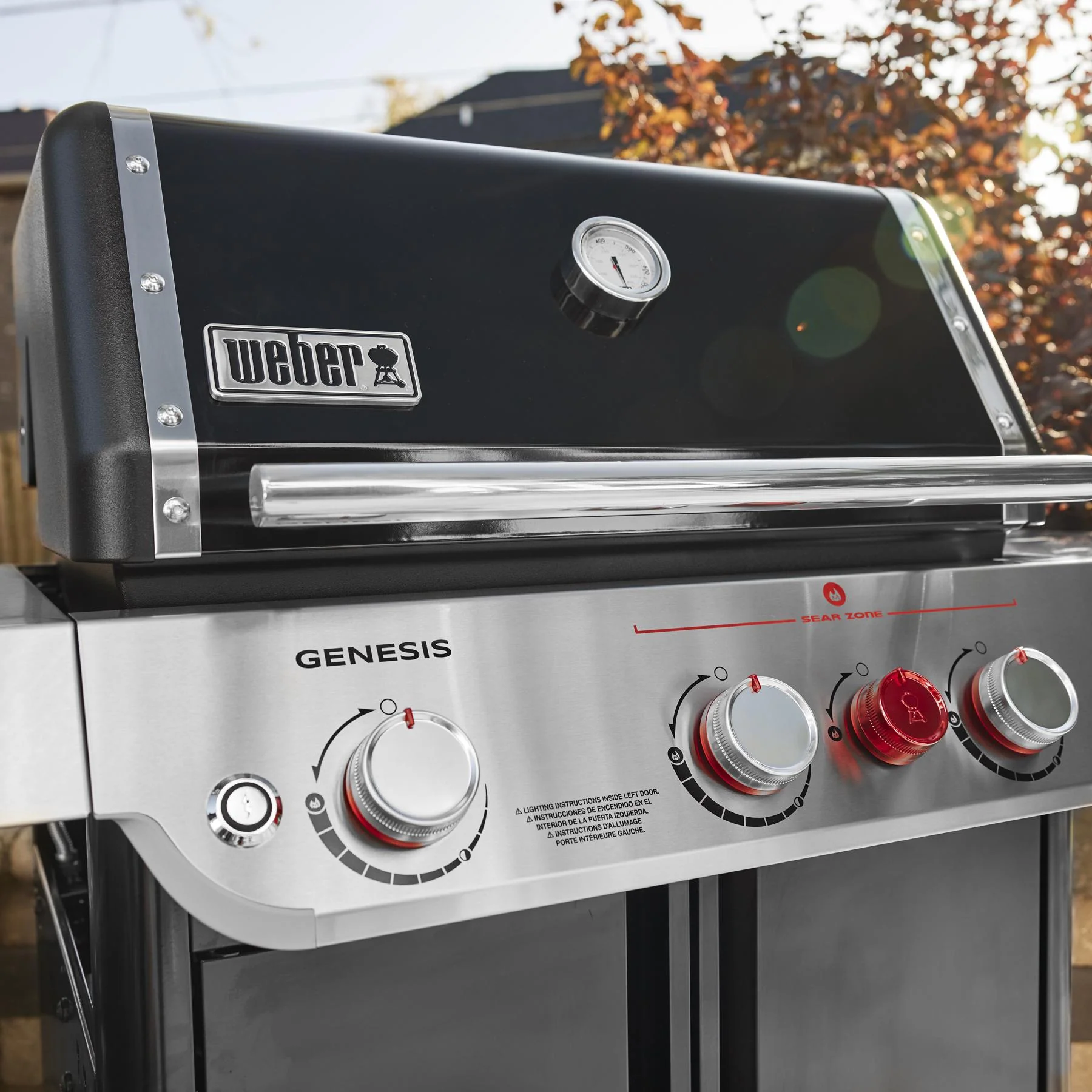 Weber 1500533 Genesis E-325 Gas Grill (Liquid Propane) - Black - Image 2