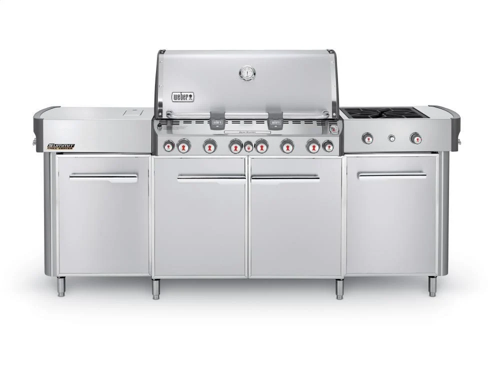 SUMMIT® GRILL CENTER LP GAS - STAINLESS STEEL