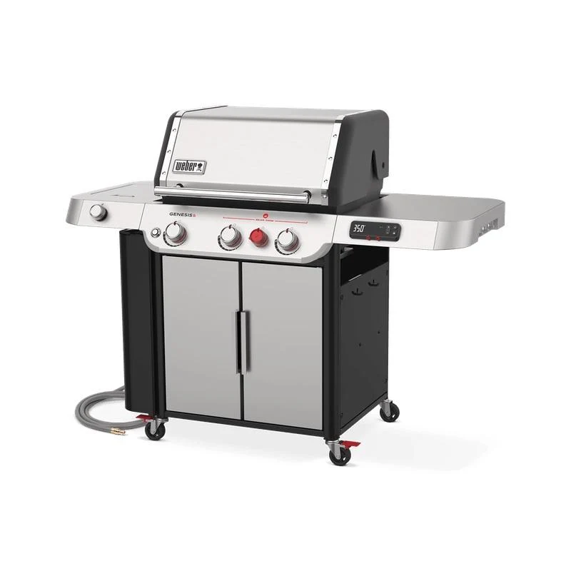 Weber 37600001 Genesis SX-335 Smart Gas Grill (Natural Gas) - Stainless Steel - Image 2
